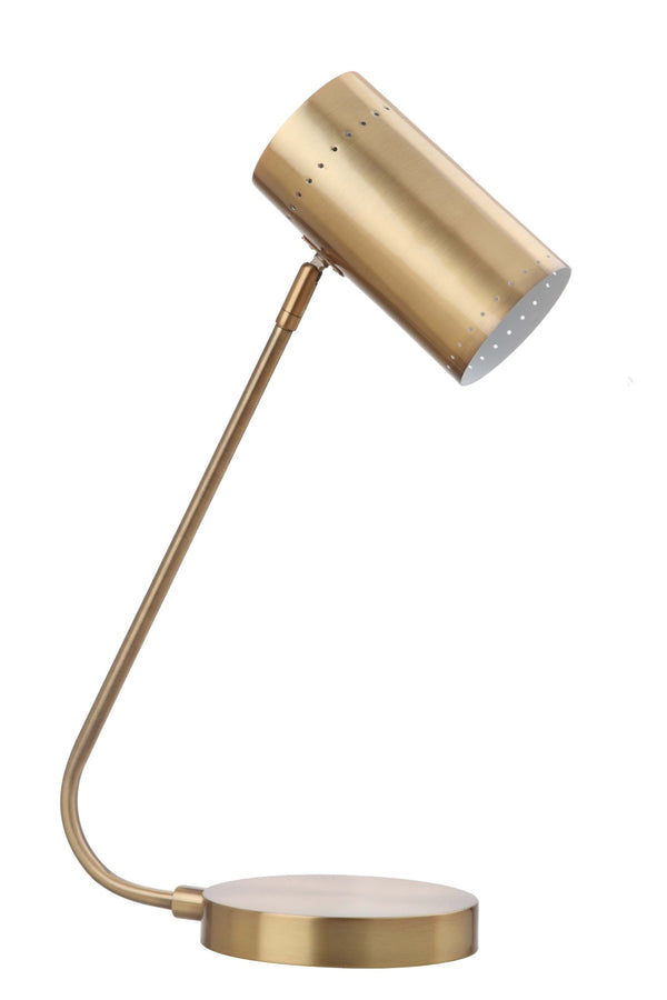Safavieh CRANE, 22.5 Inch Gold Iron Table Lamp - Elegant Minimalist Design for Modern Home Lighting & Decor TBL4035A