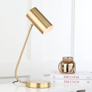Safavieh CRANE, 22.5 Inch Gold Iron Table Lamp - Elegant Minimalist Design for Modern Home Lighting & Decor TBL4035A