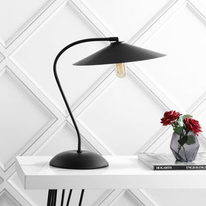 Safavieh ORLA Table Lamp - Stylish Copper Base & White Metal Shade, Ideal for Modern Living Rooms & Bedrooms TBL4036A