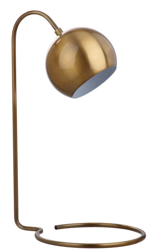 Safavieh BARTOLO, Elegant 22-Inch Brass Table Lamp for Modern & Traditional Spaces - Warm Ambient Lighting TBL4037A