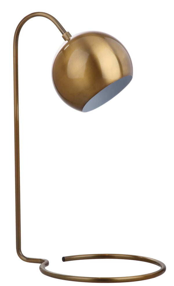 Safavieh BARTOLO, Elegant 22-Inch Brass Table Lamp for Modern & Traditional Spaces - Warm Ambient Lighting TBL4037A