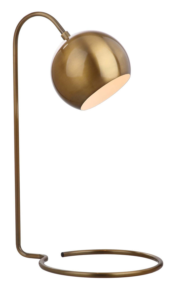 Safavieh BARTOLO, Elegant 22-Inch Brass Table Lamp for Modern & Traditional Spaces - Warm Ambient Lighting TBL4037A