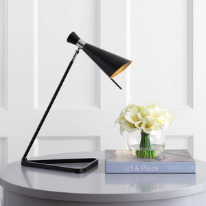 Safavieh PADRIC, 21-Inch Black Iron Table Lamp - Modern Design for Stylish Ambient Lighting in Any Room TBL4038A
