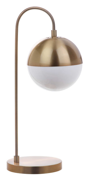Safavieh CAPPI, 20.5-Inch Brass & Iron Table Lamp - Elegant, Warm Lighting for Living Rooms & Bedrooms TBL4040A