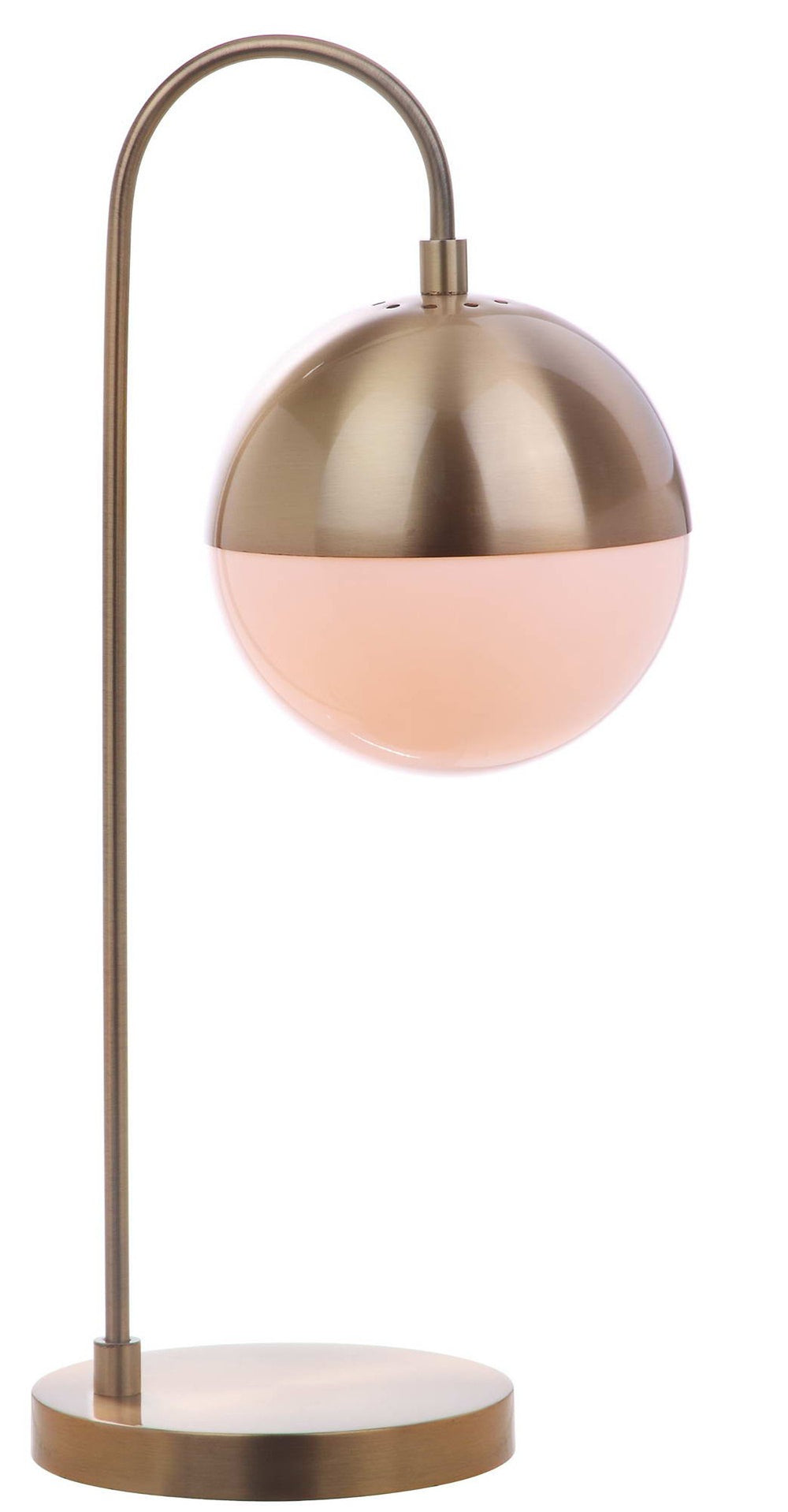 Safavieh CAPPI, 20.5-Inch Brass & Iron Table Lamp - Elegant, Warm Lighting for Living Rooms & Bedrooms TBL4040A