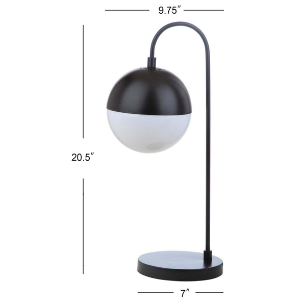 Safavieh CAPPI Table Lamp in Black – Modern Matte Finish for Stylish Lighting in Any Room or Workspace TBL4040B