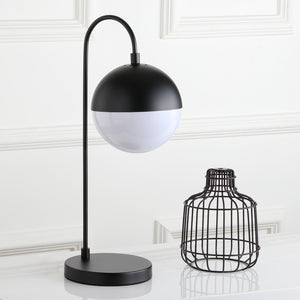Safavieh CAPPI Table Lamp in Black – Modern Matte Finish for Stylish Lighting in Any Room or Workspace TBL4040B