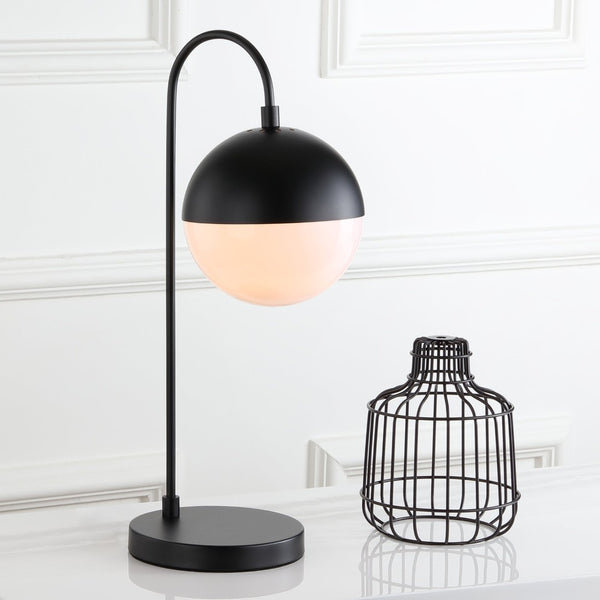 Safavieh CAPPI Table Lamp in Black – Modern Matte Finish for Stylish Lighting in Any Room or Workspace TBL4040B