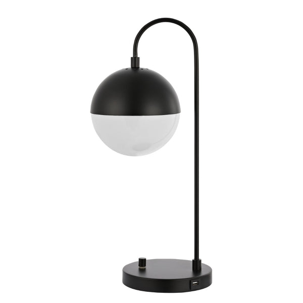 Safavieh CAPPI Table Lamp in Black – Modern Matte Finish for Stylish Lighting in Any Room or Workspace TBL4040B