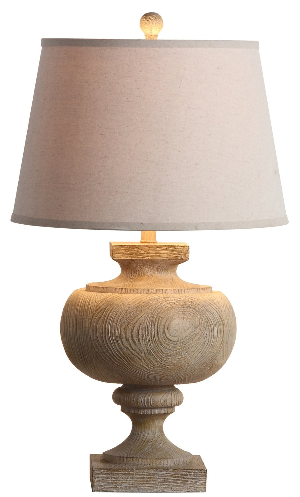 Safavieh PRESCOTT Wooden Table Lamp - Cozy Brown Wood Design for Modern and Traditional Home Décor Accents TBL4063A