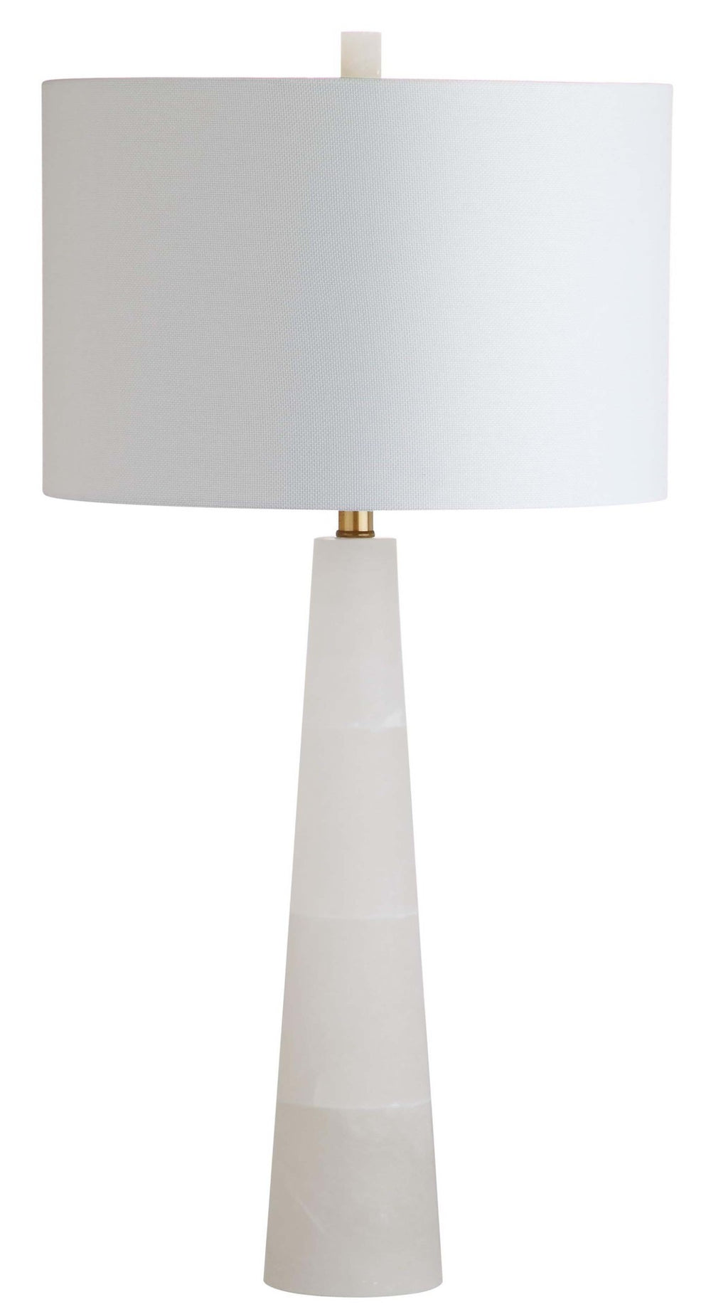 Safavieh DELILAH, 30-Inch White Alabaster Table Lamp – Elegant Ambient Lighting for Modern Home Decor TBL4067A