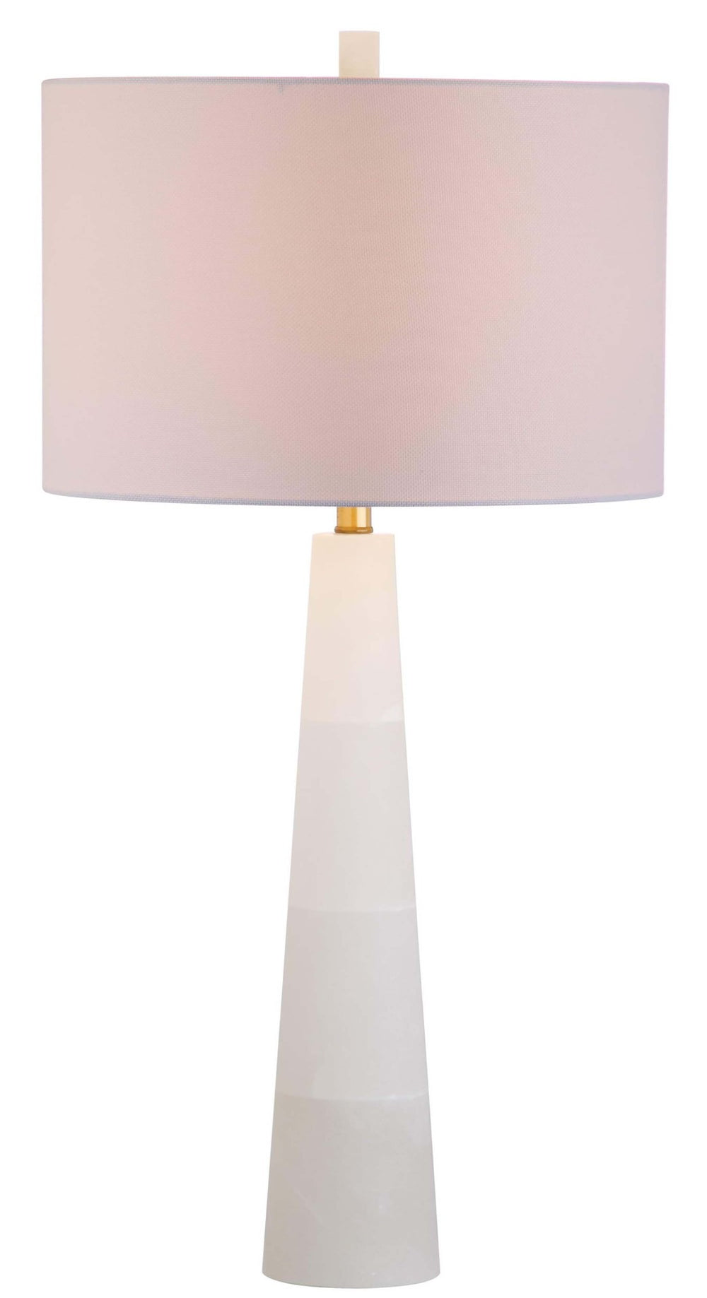 Safavieh DELILAH, 30-Inch White Alabaster Table Lamp – Elegant Ambient Lighting for Modern Home Decor TBL4067A