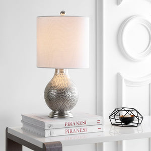 Safavieh TEVA Table Lamp in Plated Silver – Sleek, Modern Design for Ambient Lighting in Any Room TBL4079A