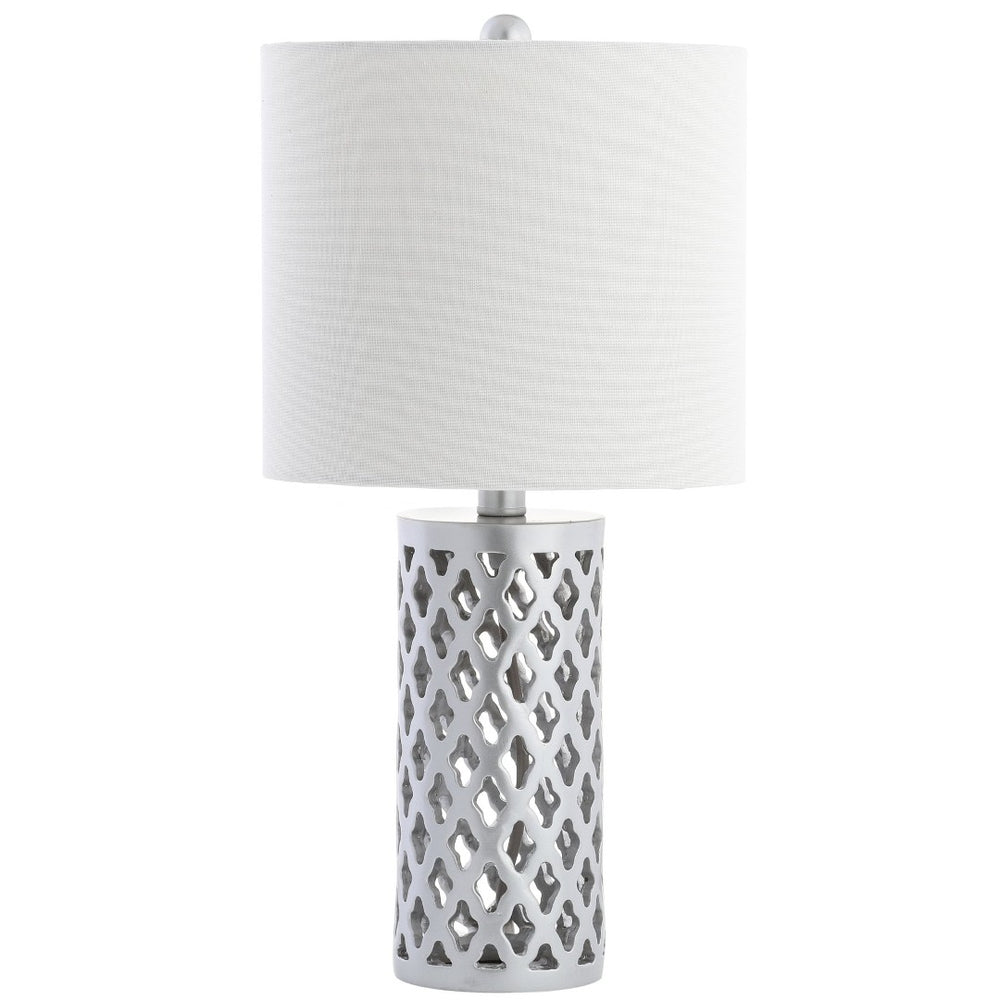 Safavieh RORIE Table Lamp - Sleek Plated Silver Design for Modern Homes, Perfect for Accent & Mood Lighting TBL4080A