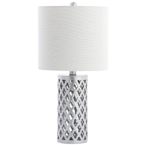 Safavieh RORIE Table Lamp - Sleek Plated Silver Design for Modern Homes, Perfect for Accent & Mood Lighting TBL4080A