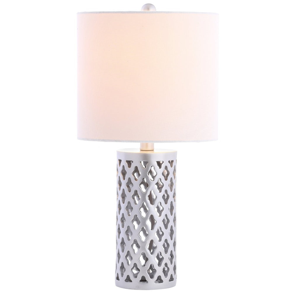 Safavieh RORIE Table Lamp - Sleek Plated Silver Design for Modern Homes, Perfect for Accent & Mood Lighting TBL4080A