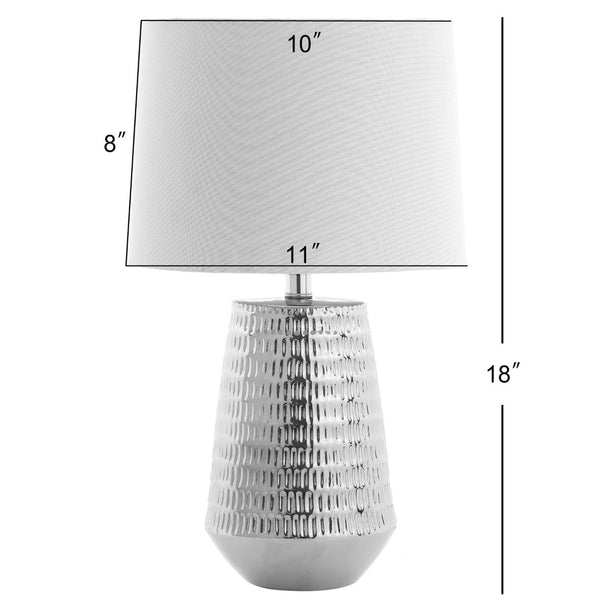 Safavieh STARK Table Lamp - Polished Silver Contemporary Design for Warm Ambient Lighting in Any Space TBL4087B