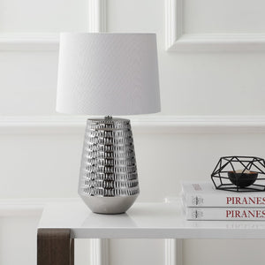 Safavieh STARK Table Lamp - Polished Silver Contemporary Design for Warm Ambient Lighting in Any Space TBL4087B