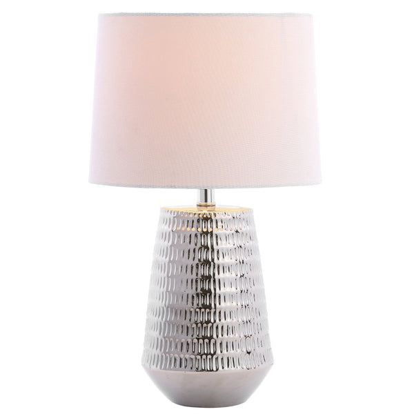 Safavieh STARK Table Lamp - Polished Silver Contemporary Design for Warm Ambient Lighting in Any Space TBL4087B