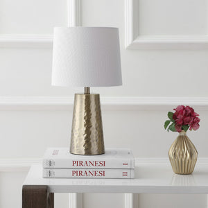 Safavieh TORENCE Table Lamp in Plated Gold - Elegant, Modern Lighting for Living Rooms & Bedrooms Decor TBL4088A