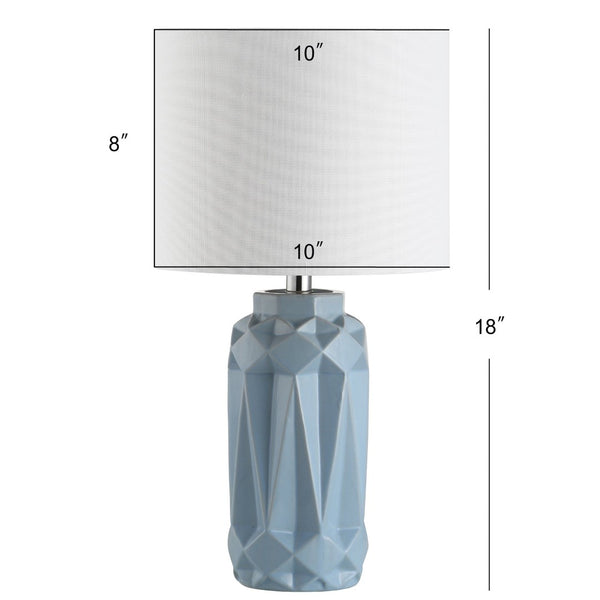 Safavieh KELESIE Table Lamp in Serene Blue - Stylish Ambient Lighting for Modern & Classic Home Décor TBL4092A