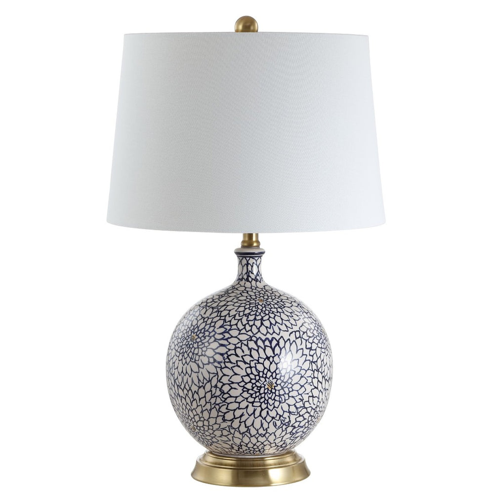 Safavieh ORIANNA Table Lamp - Elegant Blue & White Contemporary Design for Ambient Lighting & Home Décor TBL4104A