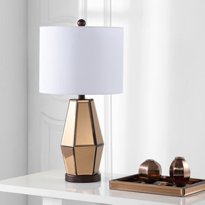 Safavieh Amelie Table Lamp Copper/Dark Brown TBL4107A