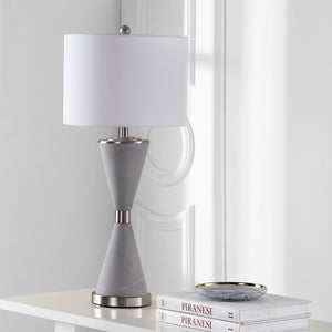 Safavieh Carressa Table Lamp Grey/Nickel TBL4108A