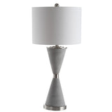 Safavieh Carressa Table Lamp Grey/Nickel TBL4108A