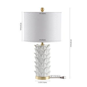 Safavieh NICO Table Lamp - Elegant Two-Tone Accent Light with Warm Glow for Modern & Traditional Decor Styles TBL4116A-SET2