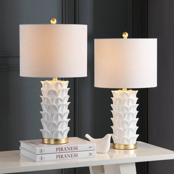 Safavieh NICO Table Lamp - Elegant Two-Tone Accent Light with Warm Glow for Modern & Traditional Decor Styles TBL4116A-SET2