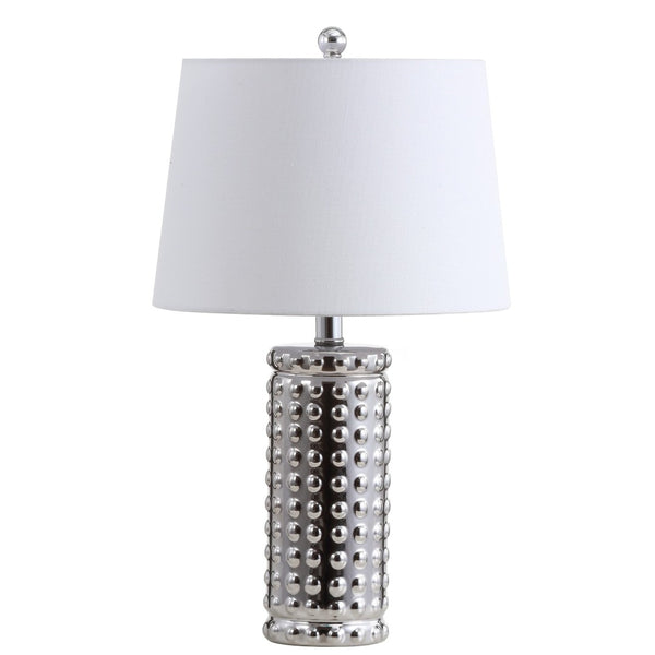 Safavieh HARLEE Table Lamp – Elegant Silver Accent Light for Bedrooms, Living Rooms, and Cozy Corners TBL4117A-SET2