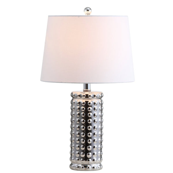 Safavieh HARLEE Table Lamp – Elegant Silver Accent Light for Bedrooms, Living Rooms, and Cozy Corners TBL4117A-SET2
