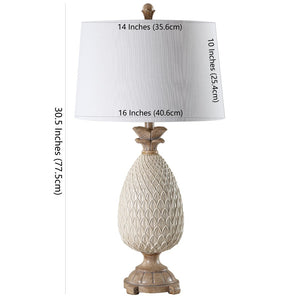 Safavieh BRIAR Table Lamp - Elegant Crème Finish for Timeless Style, Perfect for Reading and Ambient Lighting TBL4120A-SET2