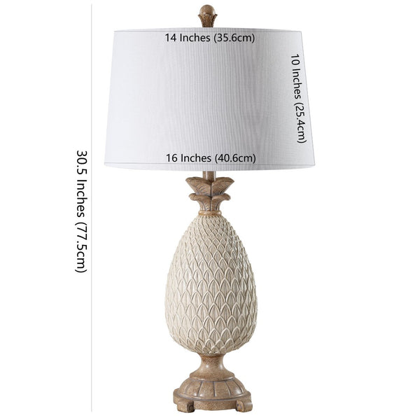 Safavieh BRIAR Table Lamp - Elegant Crème Finish for Timeless Style, Perfect for Reading and Ambient Lighting TBL4120A-SET2