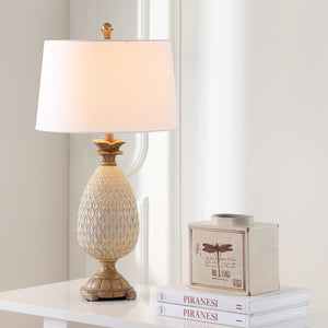 Safavieh BRIAR Table Lamp - Elegant Crème Finish for Timeless Style, Perfect for Reading and Ambient Lighting TBL4120A-SET2