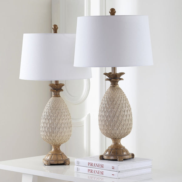 Safavieh BRIAR Table Lamp - Elegant Crème Finish for Timeless Style, Perfect for Reading and Ambient Lighting TBL4120A-SET2