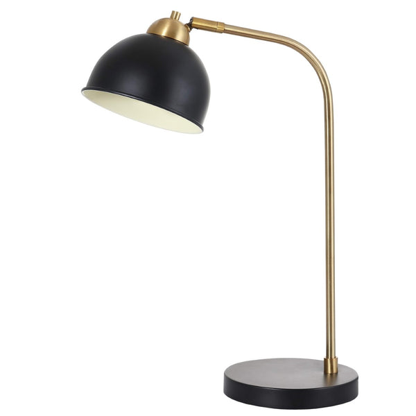 Safavieh BILSTON, 20 Inch Black/Gold Iron Table Lamp - Sophisticated Accent for Modern Interiors & Ambient Glow TBL4127A