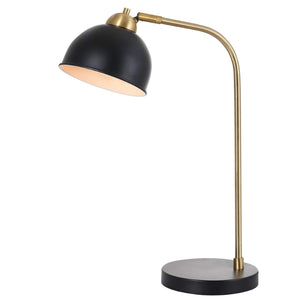 Safavieh BILSTON, 20 Inch Black/Gold Iron Table Lamp - Sophisticated Accent for Modern Interiors & Ambient Glow TBL4127A