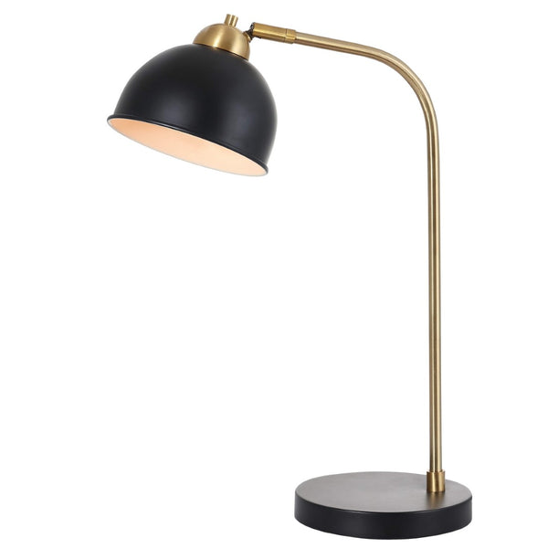 Safavieh BILSTON, 20 Inch Black/Gold Iron Table Lamp - Sophisticated Accent for Modern Interiors & Ambient Glow TBL4127A