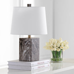 Safavieh BRETT, 20-Inch Brown Iron Table Lamp - Modern Design for Ambient Lighting in Any Room Decor Style TBL4132A