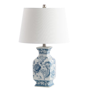 Safavieh MAYSON Table Lamp - Elegant Blue & White Design for Ambient Illumination in Any Room Decor TBL4135A