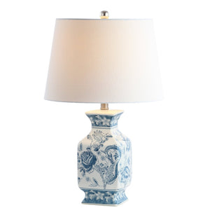 Safavieh MAYSON Table Lamp - Elegant Blue & White Design for Ambient Illumination in Any Room Decor TBL4135A