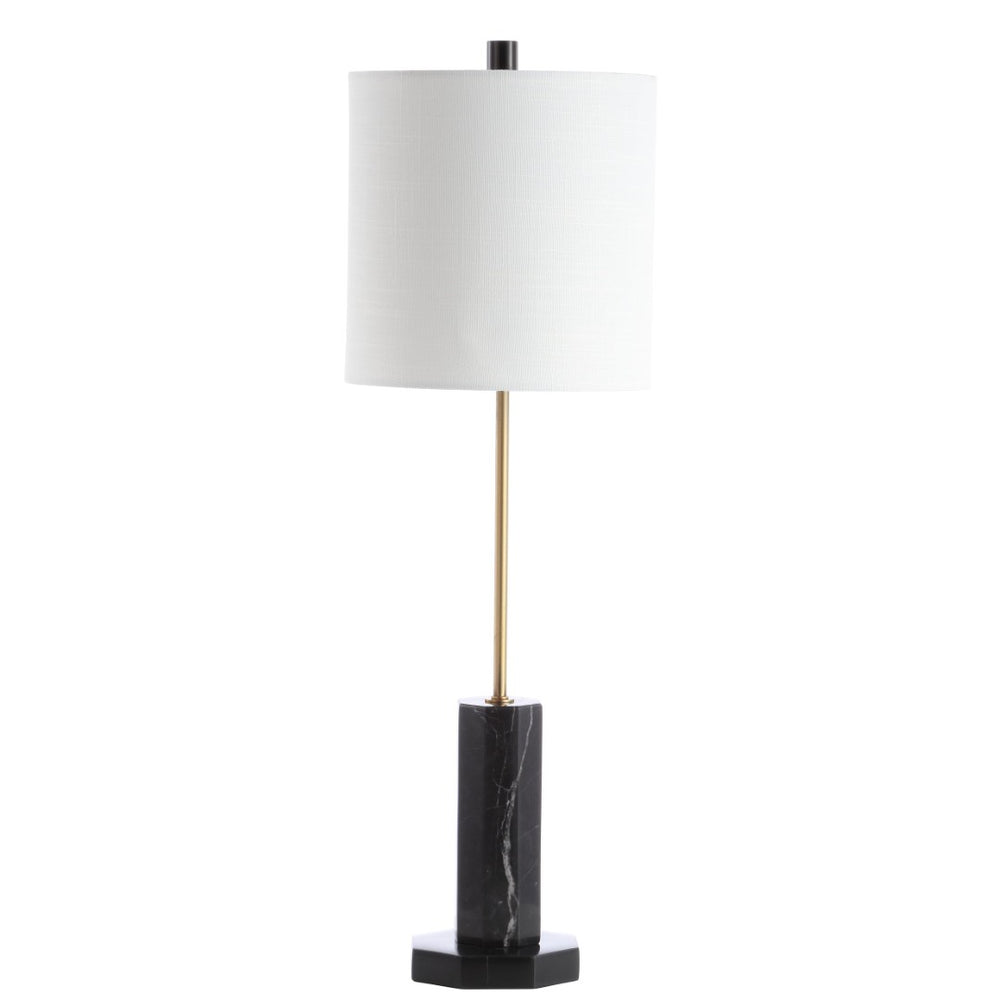 Safavieh ZACKARY Table Lamp - Modern Matte Black Design for Stylish Ambient Lighting in Any Space TBL4138A