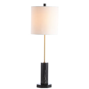 Safavieh ZACKARY Table Lamp - Modern Matte Black Design for Stylish Ambient Lighting in Any Space TBL4138A