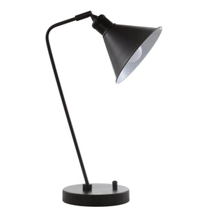 Safavieh VANCE, 20-Inch Black Iron Table Lamp with USB Port – Modern Design for Home Office & Bedroom Use TBL4143A