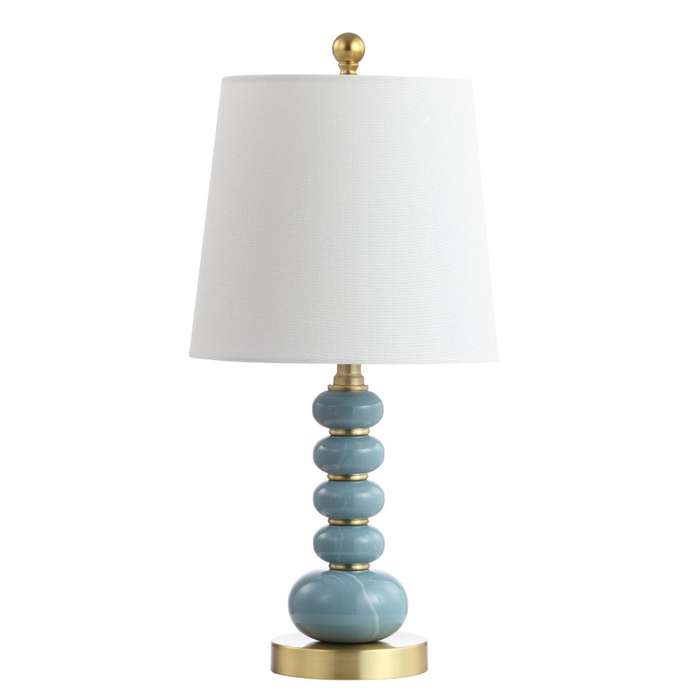 Safavieh TRACE Table Lamp in Elegant Blue-Grey Finish - Modern Design for Ambiance and Functionality! TBL4164A