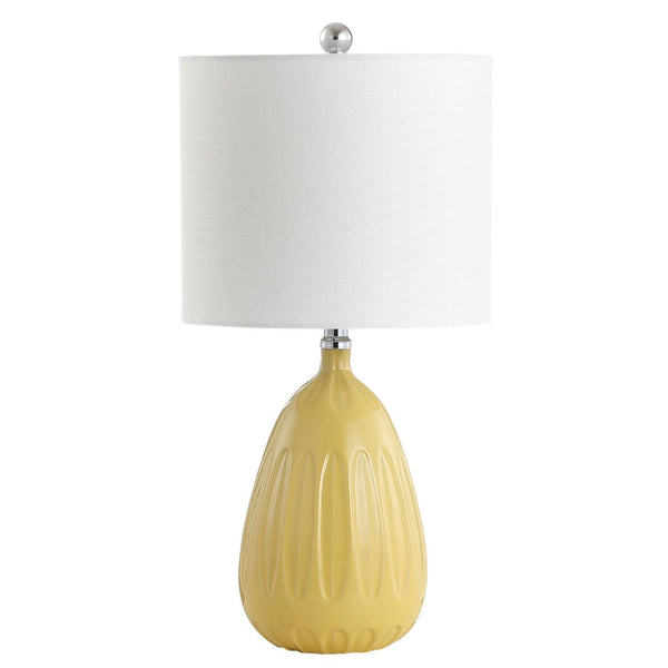 Safavieh LINNETT Table Lamp - Elegant Accent Lighting for Modern and Classic Interiors with Ambient Glow Yellow TBL4165A