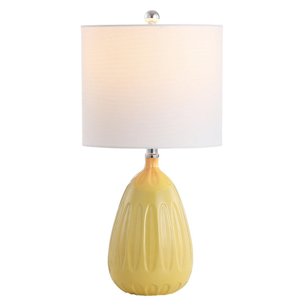 Safavieh LINNETT Table Lamp - Elegant Accent Lighting for Modern and Classic Interiors with Ambient Glow Yellow TBL4165A