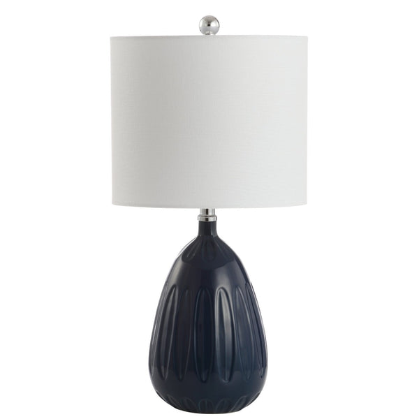 Safavieh LINNETT Table Lamp - Elegant Accent Lighting for Modern and Classic Interiors with Ambient Glow Navy TBL4165B